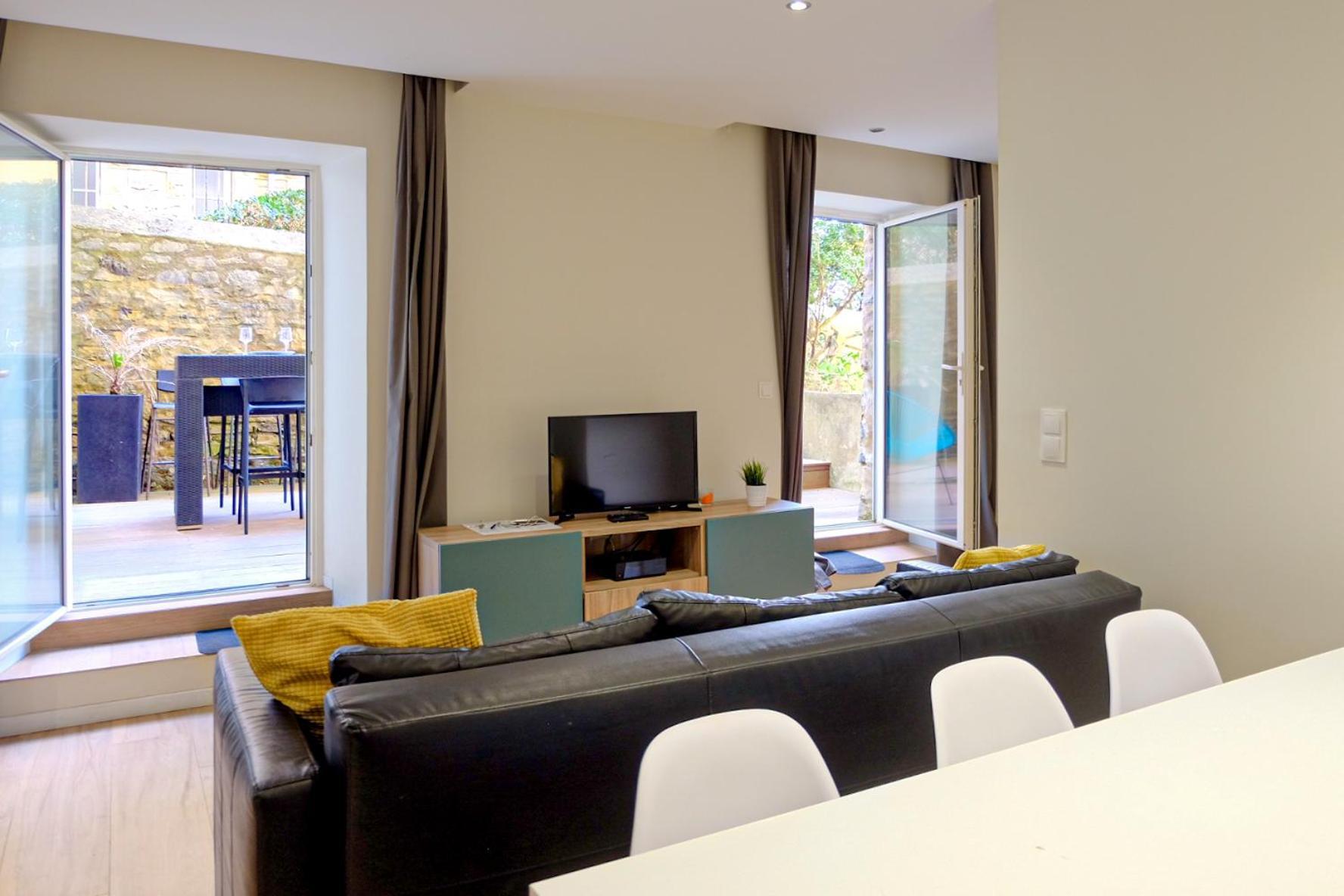 Magnifique Appartement Avec Terrasse, Parking Et Vue Sur L'Ocean Pour 5 比亚里茨 外观 照片