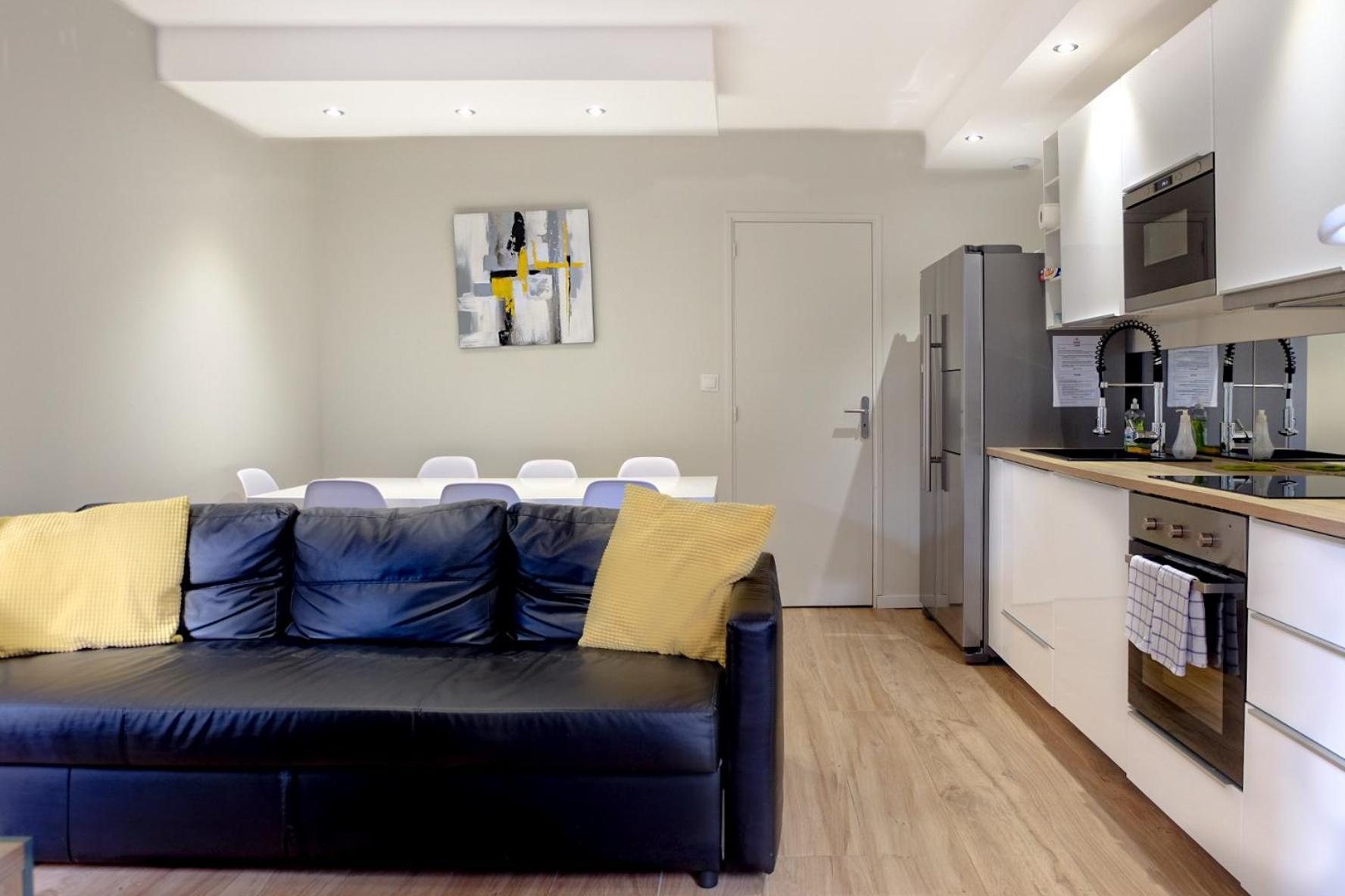 Magnifique Appartement Avec Terrasse, Parking Et Vue Sur L'Ocean Pour 5 比亚里茨 外观 照片